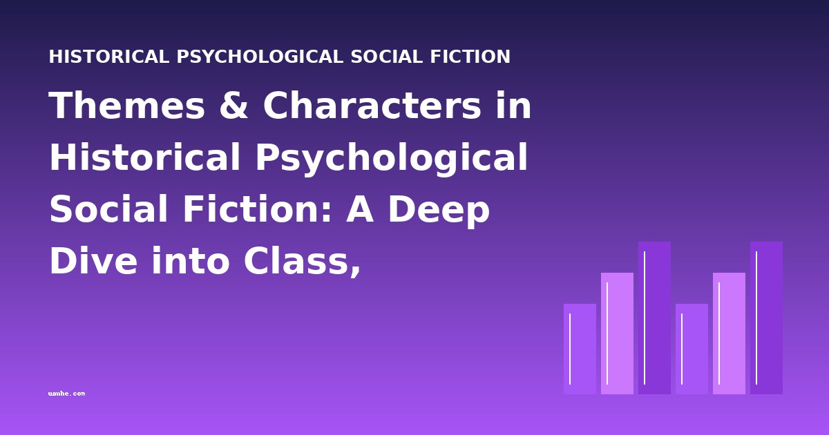 Themes & Characters in Historical Psychological Social Fiction: A Deep Dive into Class, Morality, and Identity