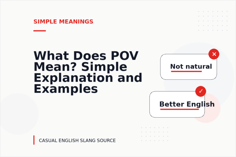 What Does POV Mean? Simple Explanation and Examples What Does POV Mean? Simple Explanation and Examples