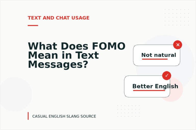 What Does FOMO Mean in Text Messages?