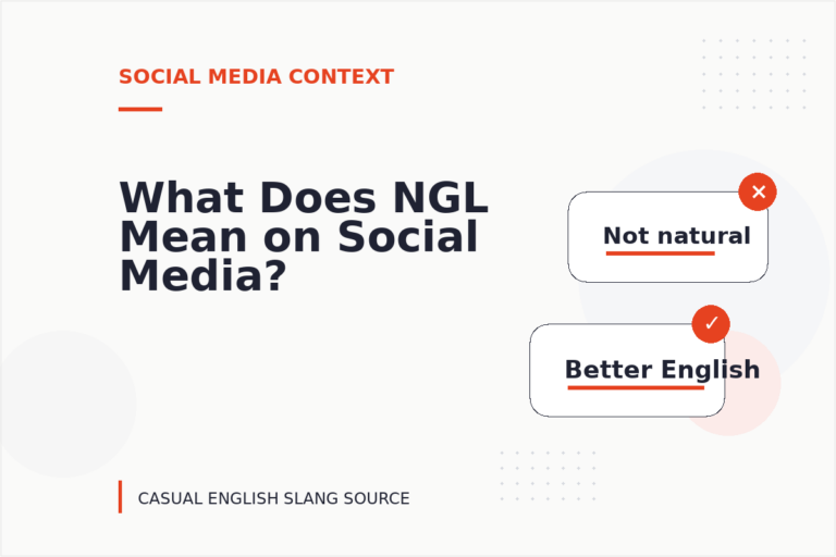 What Does NGL Mean on Social Media? What Does NGL Mean on Social Media?