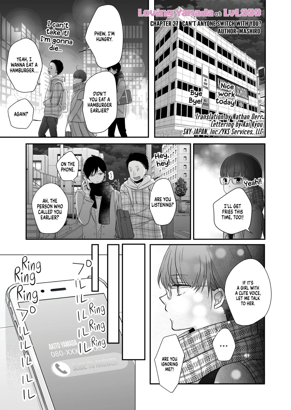 Yamada-kun and the Seven Witches Chapter 27 Page 1